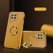 Чехол бампер для Samsung Galaxy M32 Anomaly X-Case с кольцом-держателем Yellow (Желтый)
