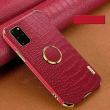 Чехол бампер для Samsung Galaxy Note 10 Lite Anomaly X-Case с кольцом-держателем Red (Красный)