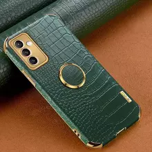 Чехол бампер для Samsung Galaxy Note 20 Anomaly X-Case с кольцом-держателем Green (Зеленый)
