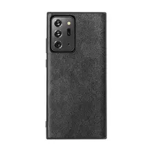 Чехол бампер для Samsung Galaxy Note 20 Anomaly Alcantara Black (Черный)