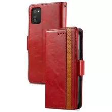 Чохол книжка для Samsung Galaxy A03s Anomaly Business Wallet Red (Червоний)