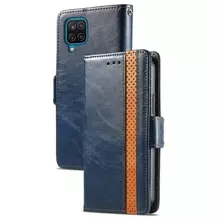Чехол книжка для Samsung Galaxy A12 Anomaly Business Wallet Blue (Синий)