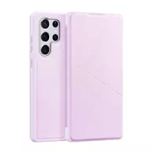 Чехол книжка для Samsung Galaxy S22 Ultra Dux Ducis Skin X Pink (Розовый)