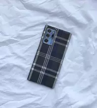 Чехол бампер для Samsung Galaxy Note 20 Anomaly Tweed Case Blue (Синий)