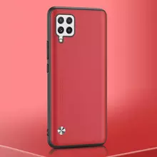 Чехол бампер Anomaly Color Fit для Samsung Galaxy A12 Red (Красный)