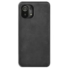 Премиальный чехол бампер для Samsung Galaxy M33 Anomaly Alcantara Black (Черный)