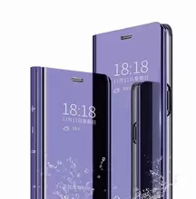 Интерактивная чехол книжка для Samsung Galaxy M42 5G Anomaly Clear View Purple (Пурпурный)