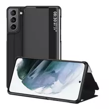 Чехол книжка для Samsung Galaxy S22 Plus Nillkin Qin Pro (шторка на камеру) Black (Черный)