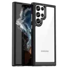 Противоударный чехол бампер Nillkin CamShield Pro (шторка на камеру) для Samsung Galaxy S22 Ultra Black (Черный)