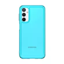 Чехол бампер для Samsung Galaxy S22 Anomaly Frame Transparent Blue (Прозрачный Синий)