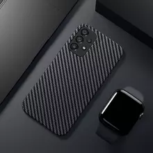Ультратонкий чехол бампер для Samsung Galaxy S22 Plus Anomaly PC Carbon Black (Черный)