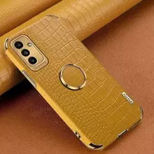 Чехол бампер для Samsung Galaxy A34 Anomaly X-Case (с кольцом-держателем) Yellow (Желтый)