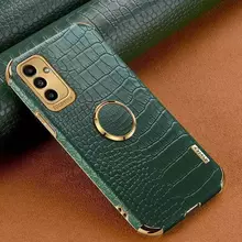 Чехол бампер для Samsung Galaxy S23 Anomaly X-Case (с кольцом-держателем) Green (Зеленый)