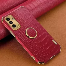 Чехол бампер для Samsung Galaxy S23 Anomaly X-Case (с кольцом-держателем) Red (Красный)
