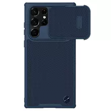 Чехол бампер Nillkin Textured S для Samsung Galaxy S22 Ultra Blue (Синий)