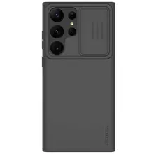 Противоударный чехол бампер Nillkin CamShield Pro Magnetic (шторка на камеру) для Samsung Galaxy S23 Ultra Black (Черный)