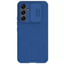 Противоударный чехол бампер Nillkin CamShield Pro (шторка на камеру) для Samsung Galaxy A54 Blue (Синий)