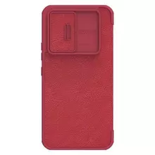 Чехол книжка Nillkin Qin Pro (шторка на камеру) для Samsung Galaxy A54 Red (Красный)