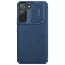 Чехол книжка Nillkin Qin Pro (cloth) для Samsung Galaxy S23 Plus Blue (Синий)