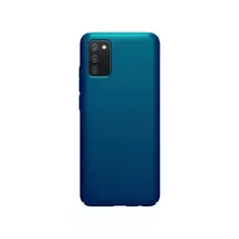 Чехол бампер Nillkin Super Frosted Shield для Samsung Galaxy A02s (US) Blue (Синий)
