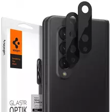 Захисне скло для камери Spigen Optik Lens Protector (2 шт. у комплекті) для Samsung Galaxy Fold 3 Black (Чорний) AGL03157