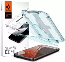 Защитное стекло Spigen Screen Protector EZ FIT GLAS.tR (2 шт. с трафаретом для поклейки) для Samsung Galaxy S22 Transparent (Прозрачный) AGL04151