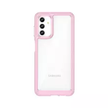 Чехол бампер для Samsung Galaxy S22 Anomaly Fans Transparent Pink (Прозрачный Розовый)