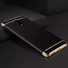 Чехол бампер для Samsung Galaxy A14 Mofi Electroplating Black (Черный)