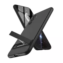 Ультратонкий чехол бампер для Samsung Galaxy A34 GKK Dual Armor Black (Черный)