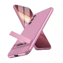 Ультратонкий чехол бампер для Samsung Galaxy A54 GKK Dual Armor Rose Gold (Розовое Золото)