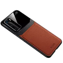 Противоударный чехол бампер Nevellya Case (встроенная подставка) для Samsung Galaxy S22 Ultra Orange (Оранжевый)