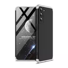 Противоударный чехол бампер GKK Dual Armor для Samsung Galaxy S21 FE Black (Черный)