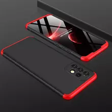 Ультратонкий чехол бампер для Samsung Galaxy A23 5G GKK Dual Armor Black / Red (Черный / Красный)