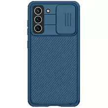 Противоударный чехол бампер Nillkin CamShield Pro (шторка на камеру) для Samsung Galaxy S23 FE Blue (Синий)