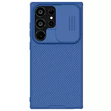 Протиударний чохол бампер Nillkin CamShield Pro (шторка на камеру) для Samsung Galaxy S24 Ultra Blue (Синій)