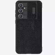Чохол книжка Nillkin Qin Pro (шторка на камеру) для Samsung Galaxy S23 FE Black (Чорний)
