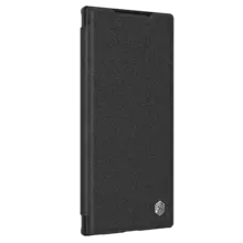 Чехол книжка для Samsung Galaxy S24 Plus Nillkin Qin Prop Elegant Black (Черный)