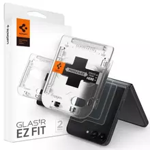 Защитное стекло Spigen Screen Protector EZ FIT GLAS.tR (2 шт. с трафаретом для поклейки) для Samsung Galaxy Z Flip 5 Crystal Clear (Прозрачный) AGL06525