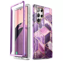 Противоударный чехол бампер i-Blason Cosmo для Samsung Galaxy S22 Ultra Purple (Пурпурный)