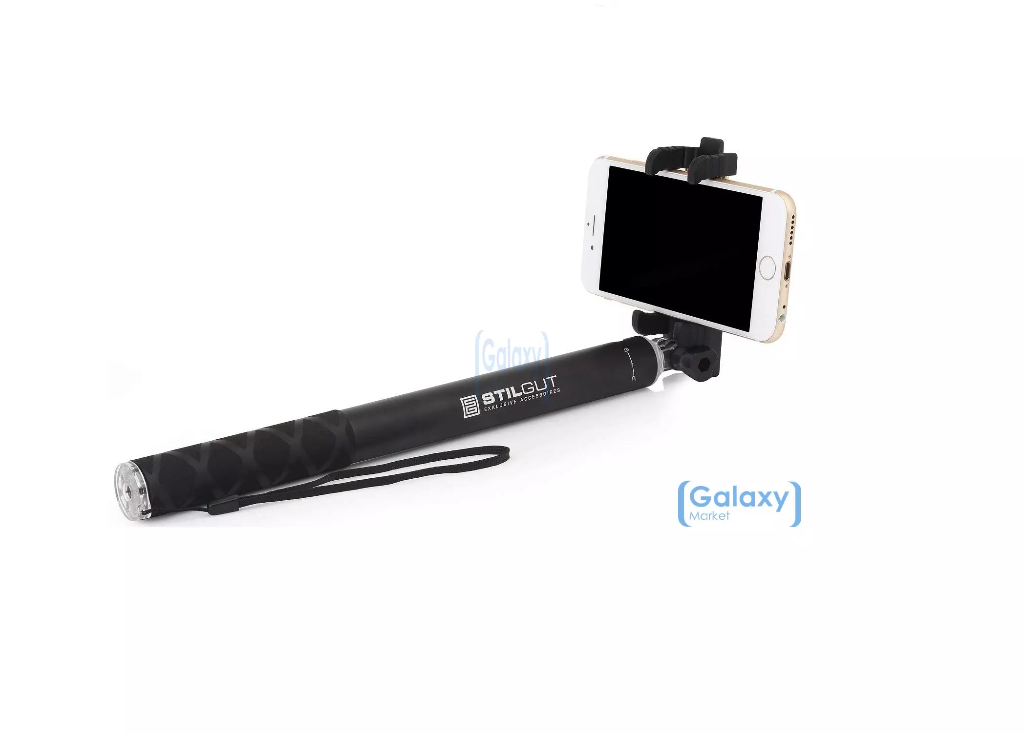 Селфи палка BlueTooth Stilgut Version 2 для смартфонов и GoPro Black (Черный) STGFSFPOBK