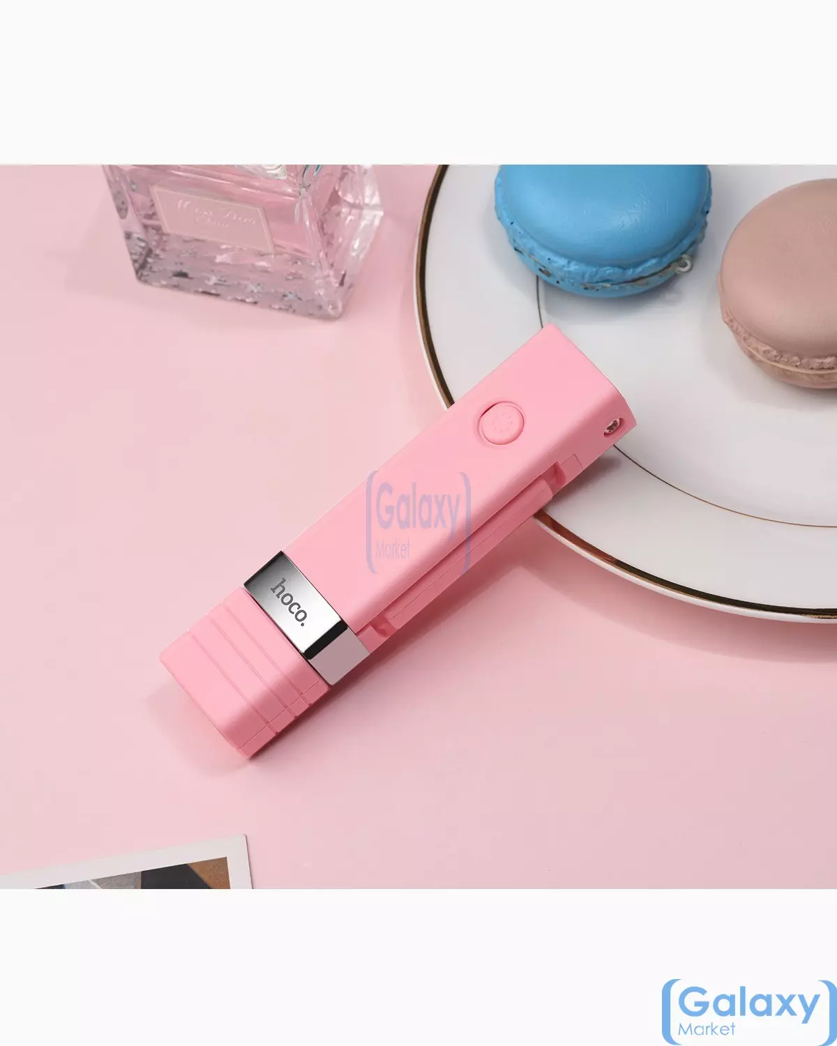  Оригинальная селфи палка Hoco K4 Beauty Wireless Selfie Stick и смартфонов Pink (Розовый)