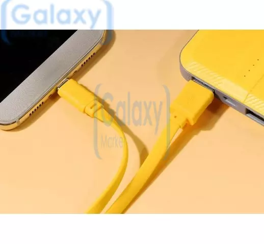 Оригинальный кабель для зарядки и передачи данных Hoco X5 Type-C Bamboo для смартфона Yellow (Желтый)