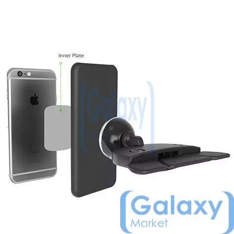 Магнитный автомобильный держатель iOttie iTap Magnetic CD Slot Mount for iPhone & Smartphones для смартфонов Black (Черный) HLCRIO152