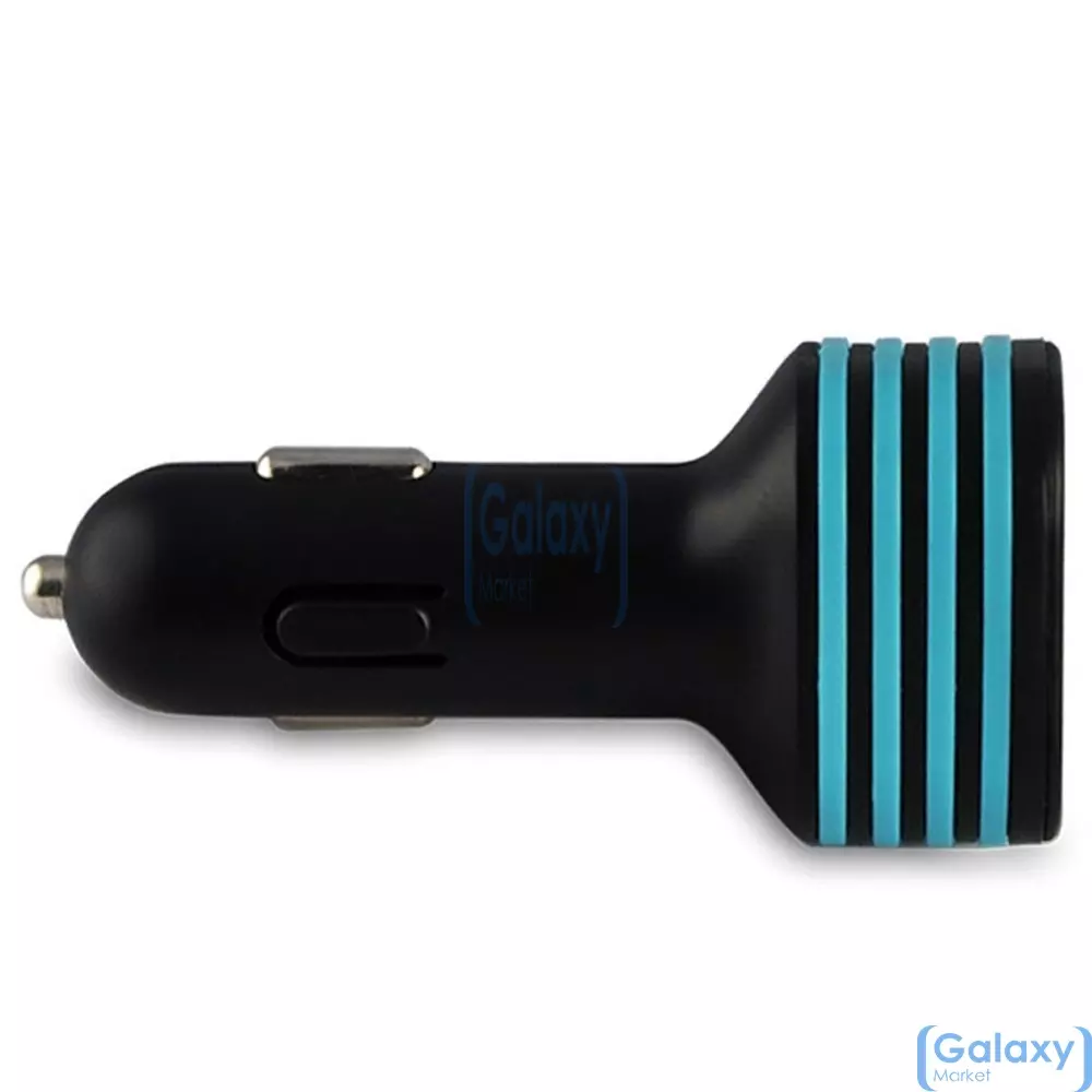 Автомобильная зарядка от прикуривателя TUDIA Dual Port USB Ultra High Speed Simultaneous Charging Car Charger для смартфонов Black (Черный)