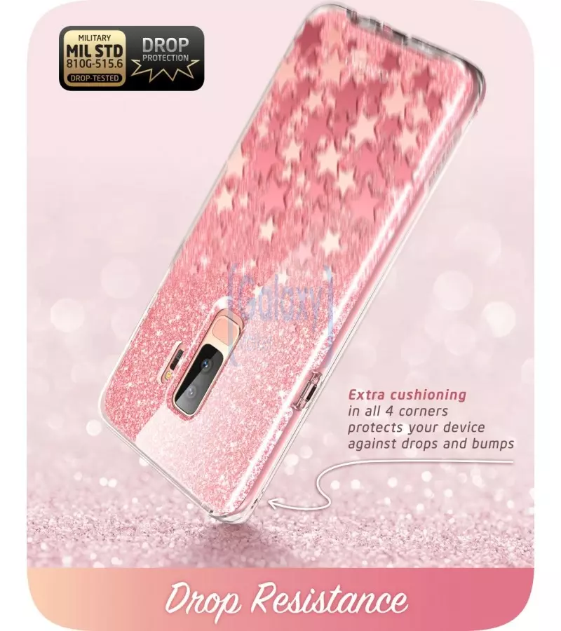 Чехол бампер i-Blason Cosmo Glitter для Samsung Galaxy S9 Plus Pink (Розовый)