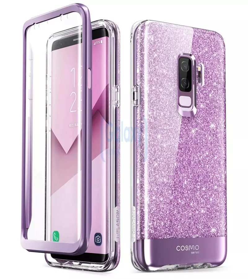 Чехол бампер i-Blason Cosmo Glitter для Samsung Galaxy S9 Plus Purple (Пурпурный)