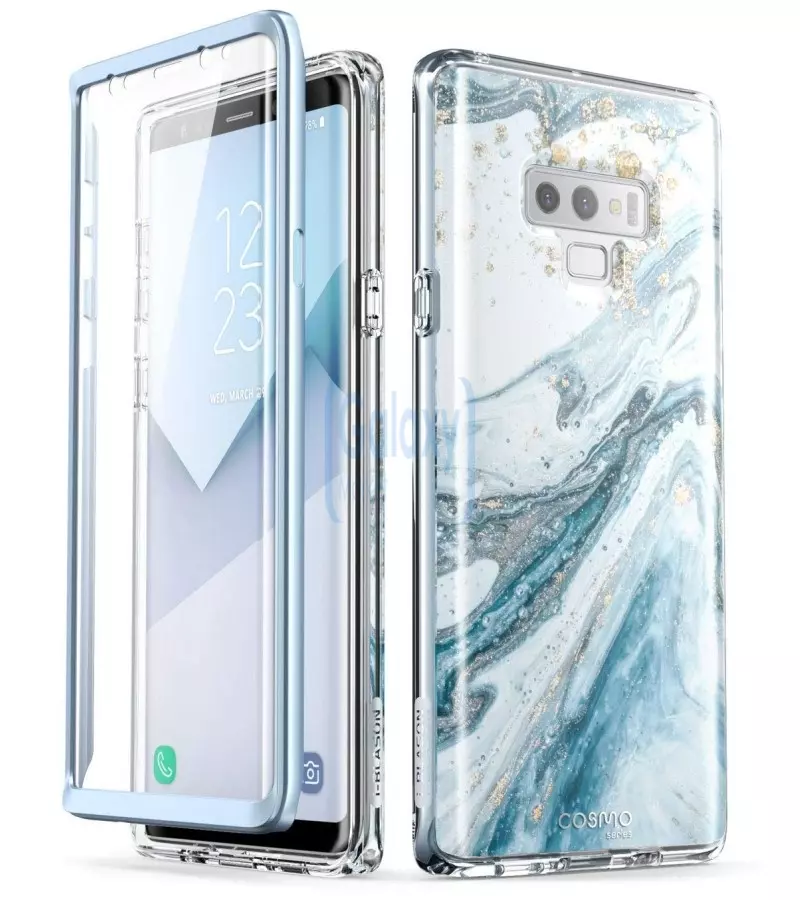 Чехол бампер i-Blason Cosmo Glitter для Samsung Galaxy Note 9 Blue (Синий)