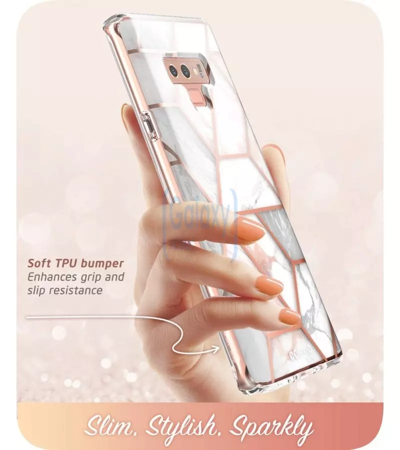Чехол бампер i-Blason Cosmo Glitter для Samsung Galaxy Note 9 Marble (Мрамор)