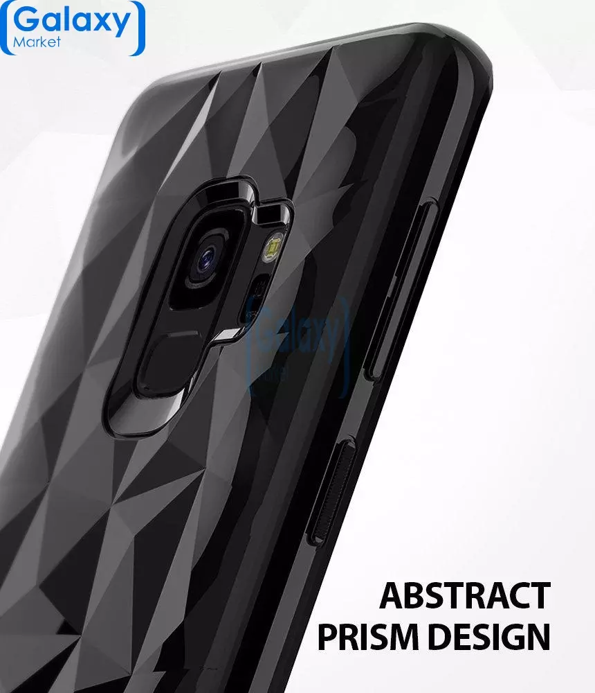 Чехол бампер Ringke Air Prism Series для Samsung Galaxy S9 Plus Ink Black (Черный)