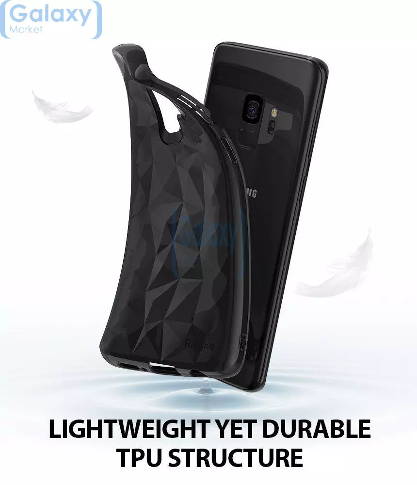 Чехол бампер Ringke Air Prism Series для Samsung Galaxy S9 Clear (Прозрачный)